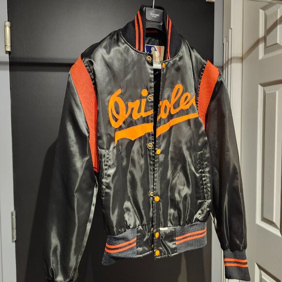 Mlb x Vintage 80’S Baltimore Orioles Jacket in Black - Picture 1 of 6